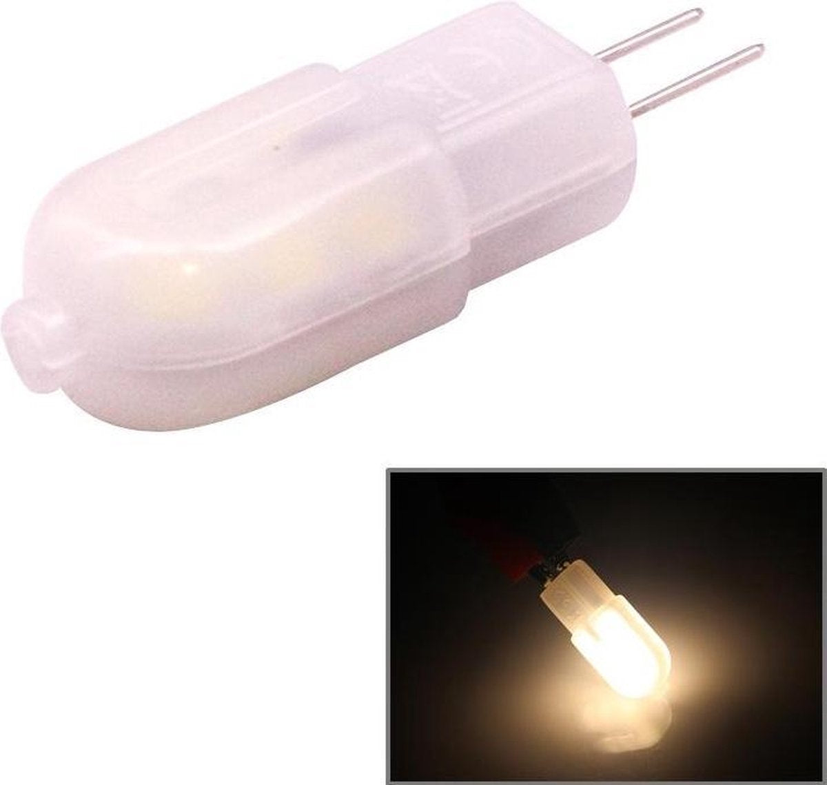 G4 1.5W 100-120LM warmwit 12-2835-LED autolamp