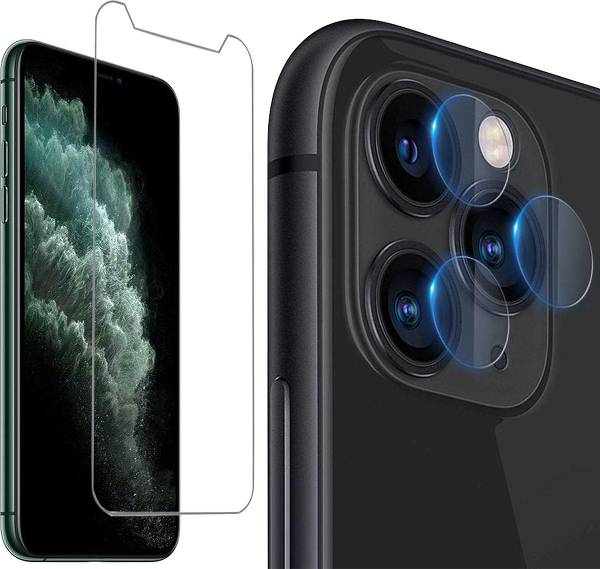 Beschermglas iPhone 11 Pro Screen Protector - iPhone 11 Pro Screen Protector Glas en iPhone 11 Pro Screenprotector Camera