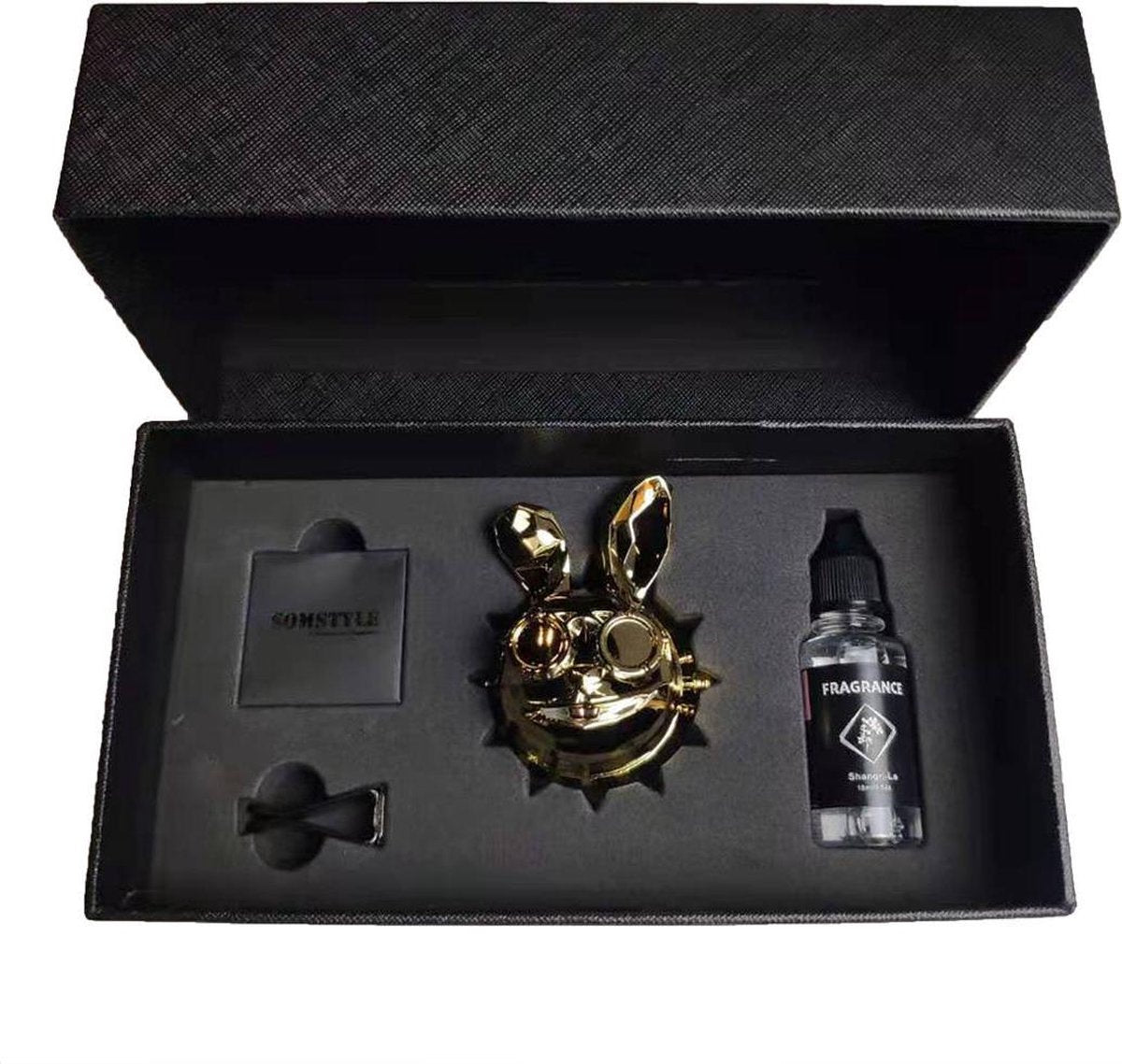 Somstyle Autoparfum - Zoete Geur Auto - Luchtverfrisser – Rabbit - Gold