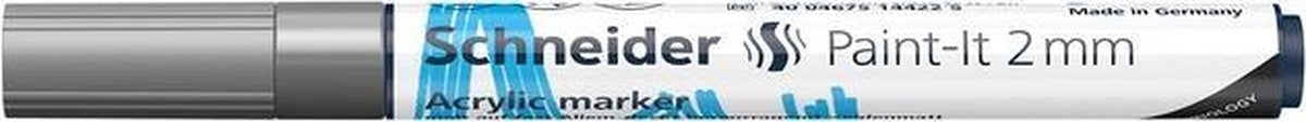 Acryl Marker Schneider Paint-it 310 2mm zilver S-120154