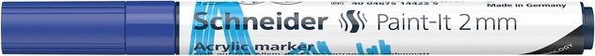 Acryl Marker Schneider Paint-it 310 2mm blauw S-120103