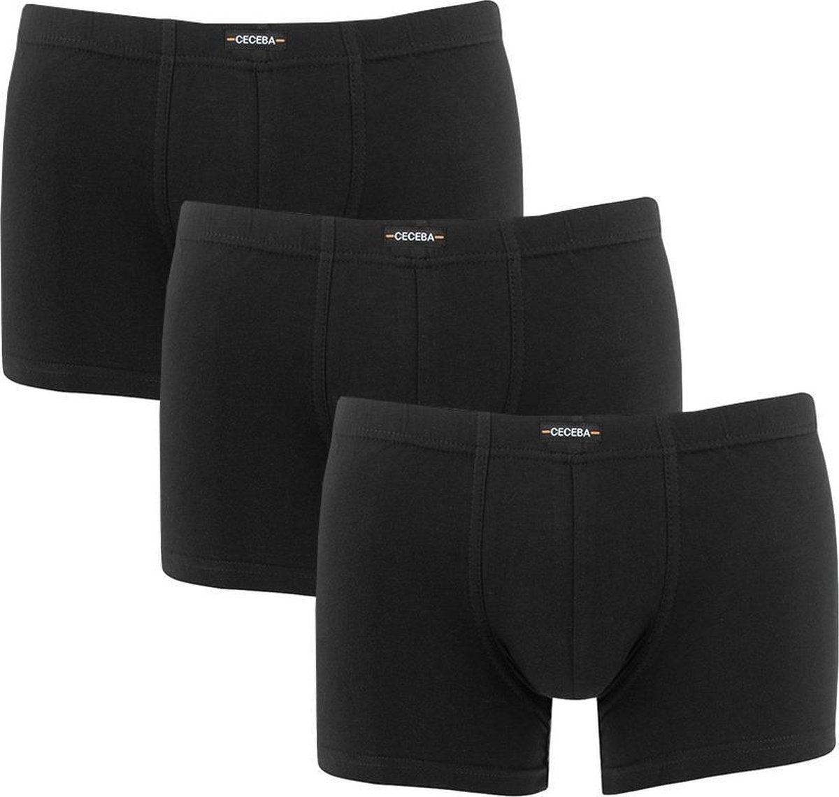 CECEBA 3P basic boxers zwart - M