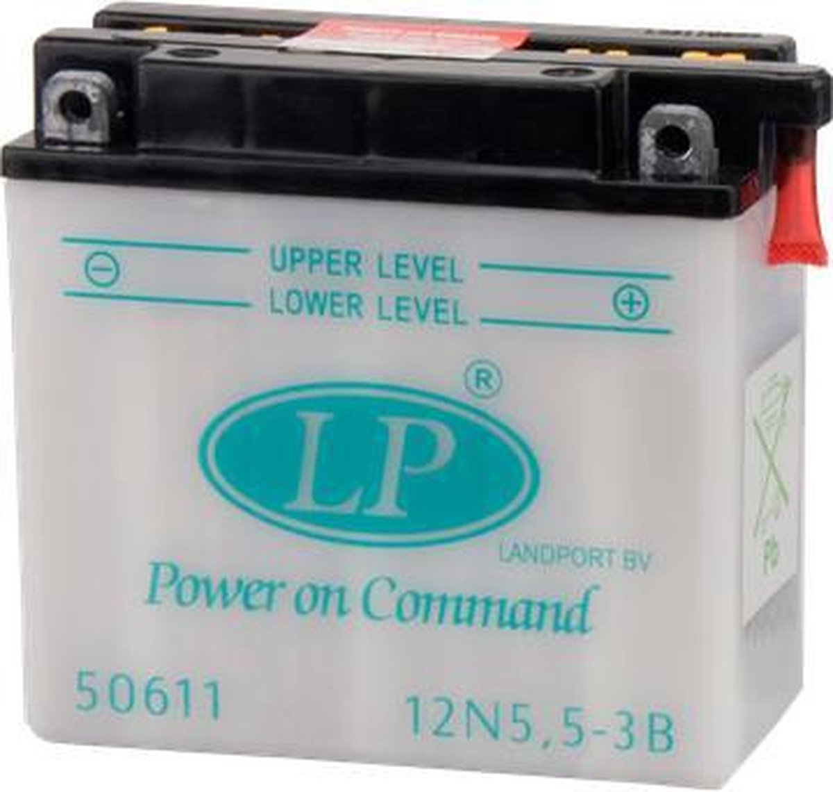 Landport Dry motor/scooter accu 12N5.5-3B | 12V / 5