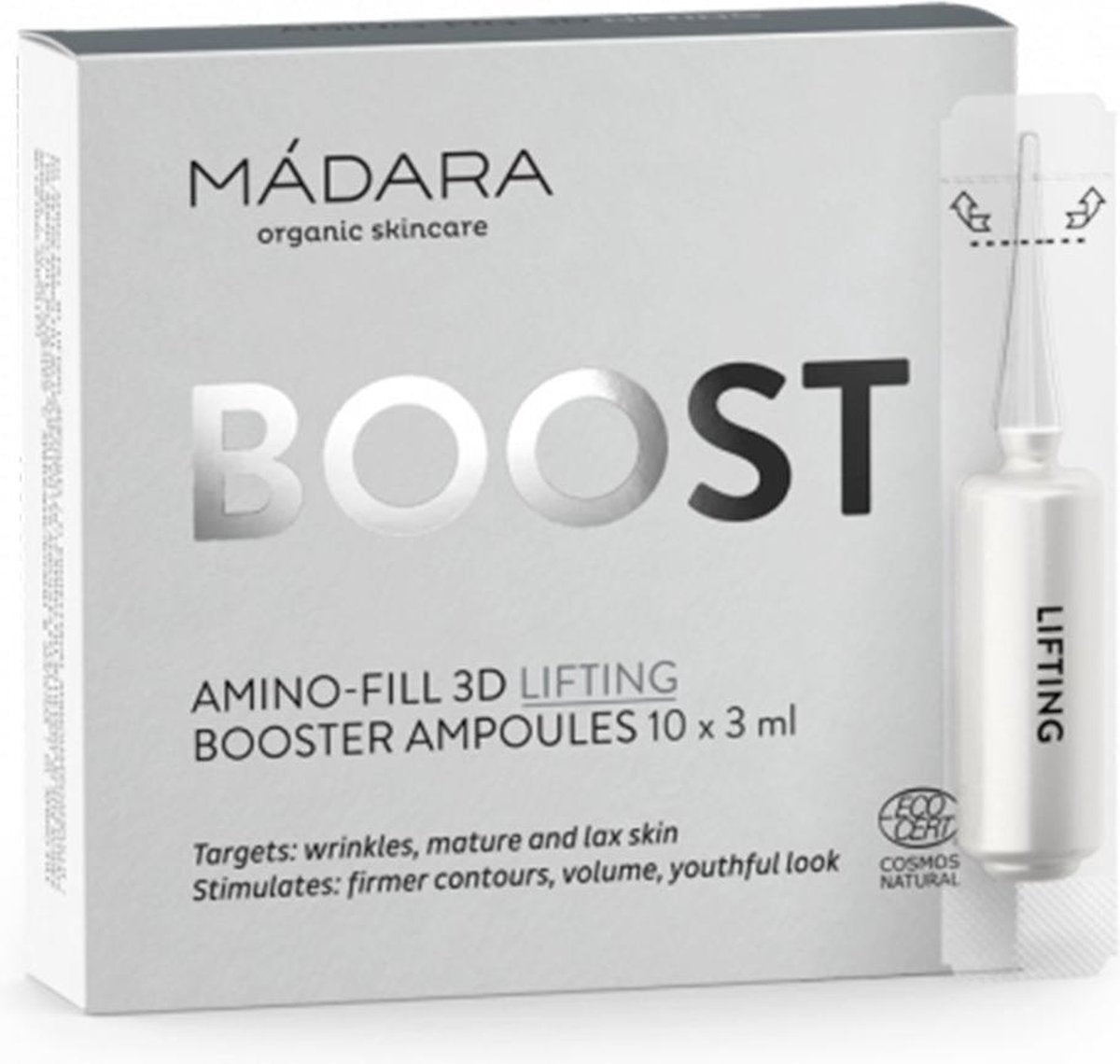 MÁDARA Organic Skincare - Amino-Fill 3D Lifting Ampoules - 3ml x 10 stuks