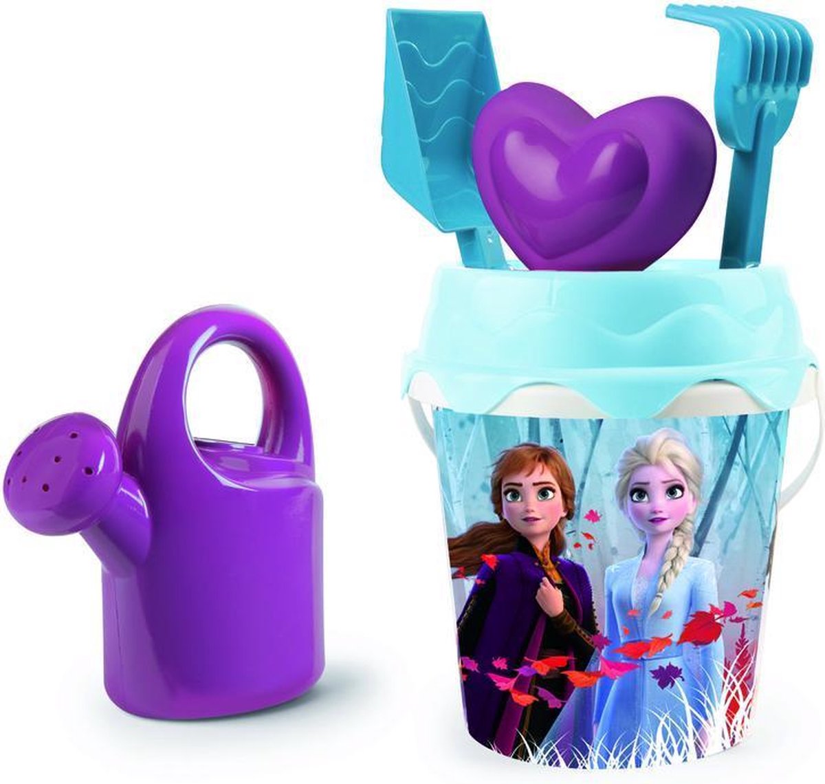 Smoby Disney Frozen 2 Speelgoedemmer - Speelgoedemmerset - Blauw - Paars