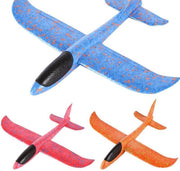 3 XL Foam Vliegtuigjes - Blauw
