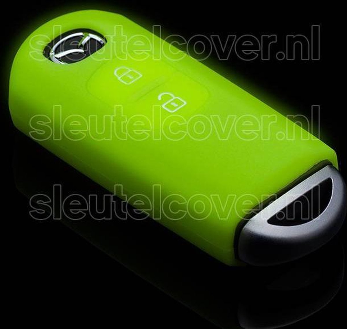 Mazda SleutelCover - Glow in the dark / Silicone sleutelhoesje / beschermhoesje autosleutel
