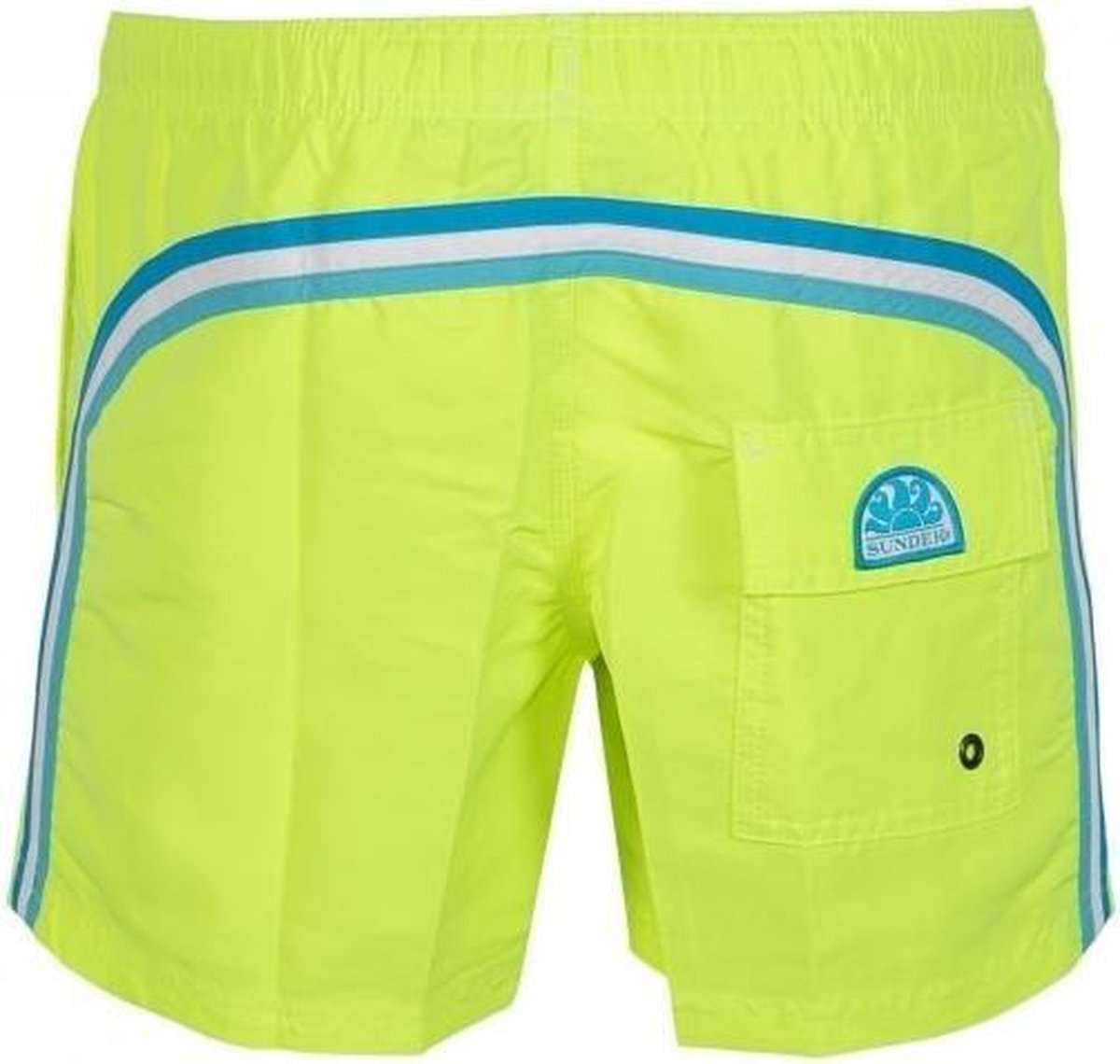 Sundek Waist 14 inch Zwembroek Wow Fluo