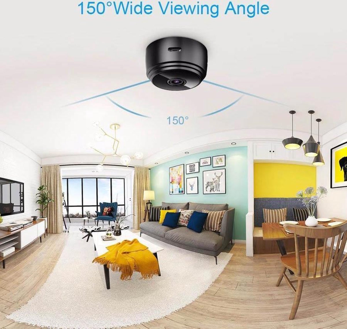 ✅ SPYCAM  Mini Camera WiFi Smart Wireless Camcorder Home Security P2P Camera Night Vision Video Micro Small Cam✅Opmerking: INCLUSIEF CD-kaart. zonder bewegingsdetectiefunctie.✅ PROLEDPARTNERS ®