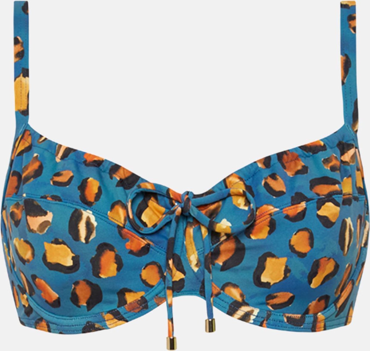Pantera beugel bikinitop Blauw maat 38B (75B)