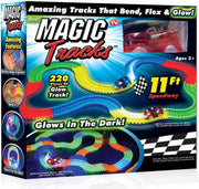 Magic Tracks Track Glow In The Dark Raceaan + Auto + Licht