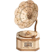 3D Wooden Puzzel Gramophone