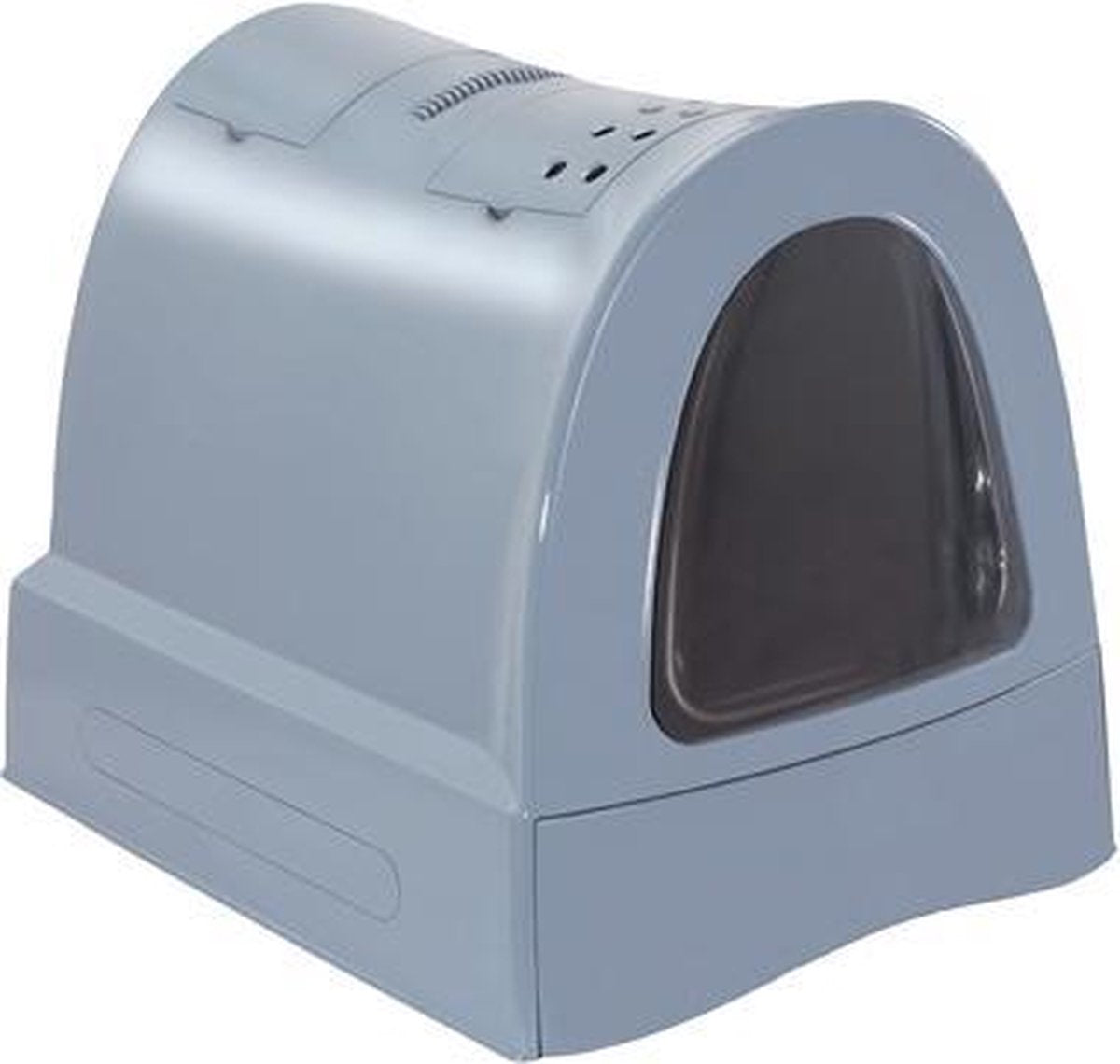 Imac kattenbak zuma met schuiflade blauw - 40x56x42