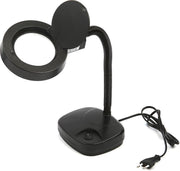 90 mm Verstelbare Loupe Lamp met LED verlichting (Zwart)