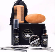 BarbaBoss Baard Verzorging Set - Baardkit - BaardVerzorging Set - Baardset - Mannen Baard Verzorging Cadeau Set