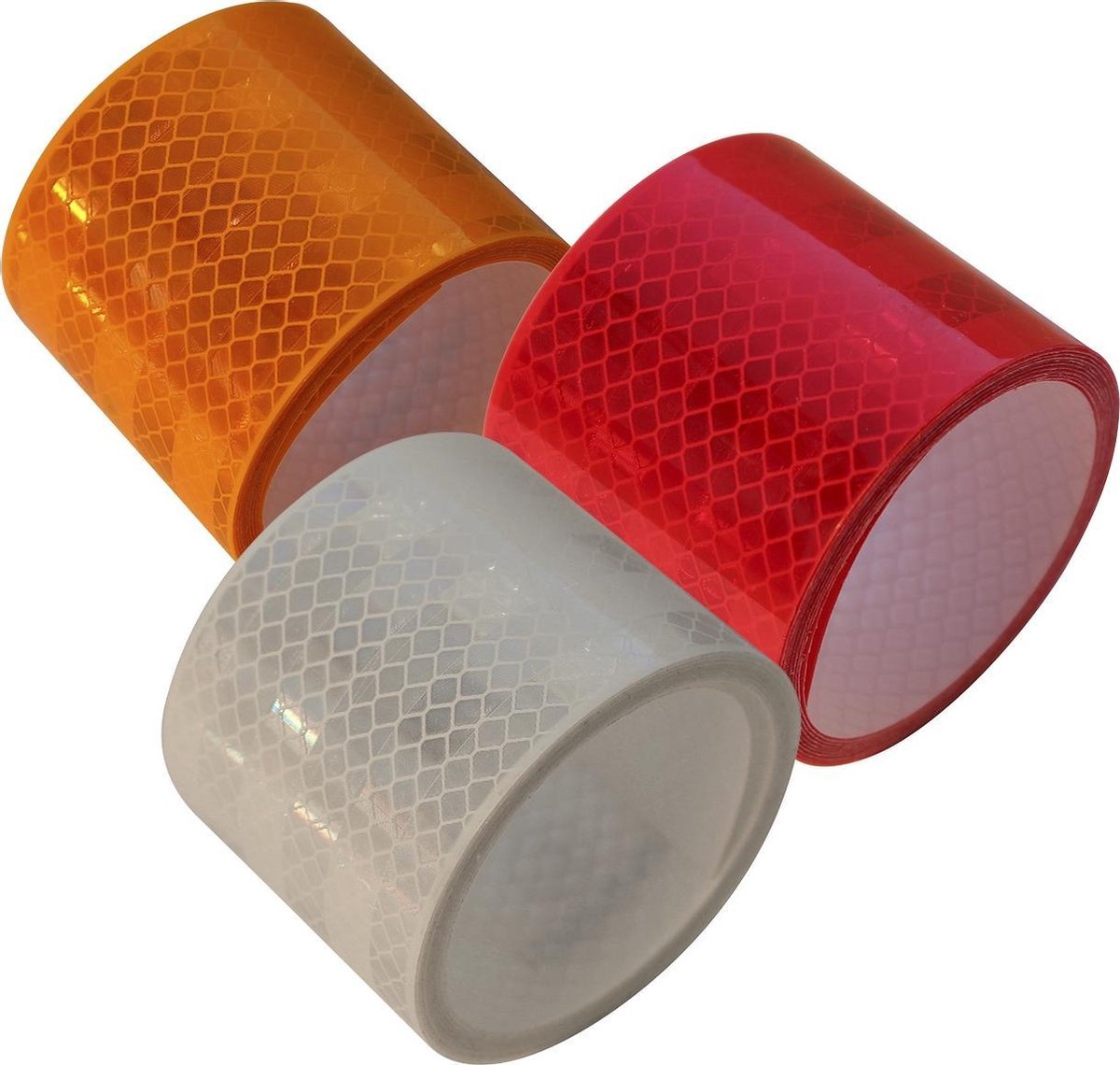 Reflektorband geel 2 meter zelfklevend