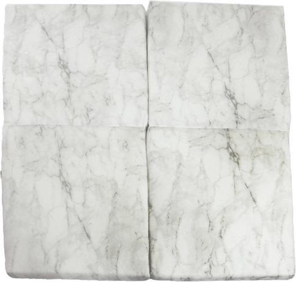 Misioo Speelmat - Vierkant - Wit Marmer - Speelmat baby - Speelmat foam - Luxe speelmat - speelmat peuter