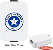 Mepal lunchbox TO GO illustration -  Large - Wit - Papa is de beste!