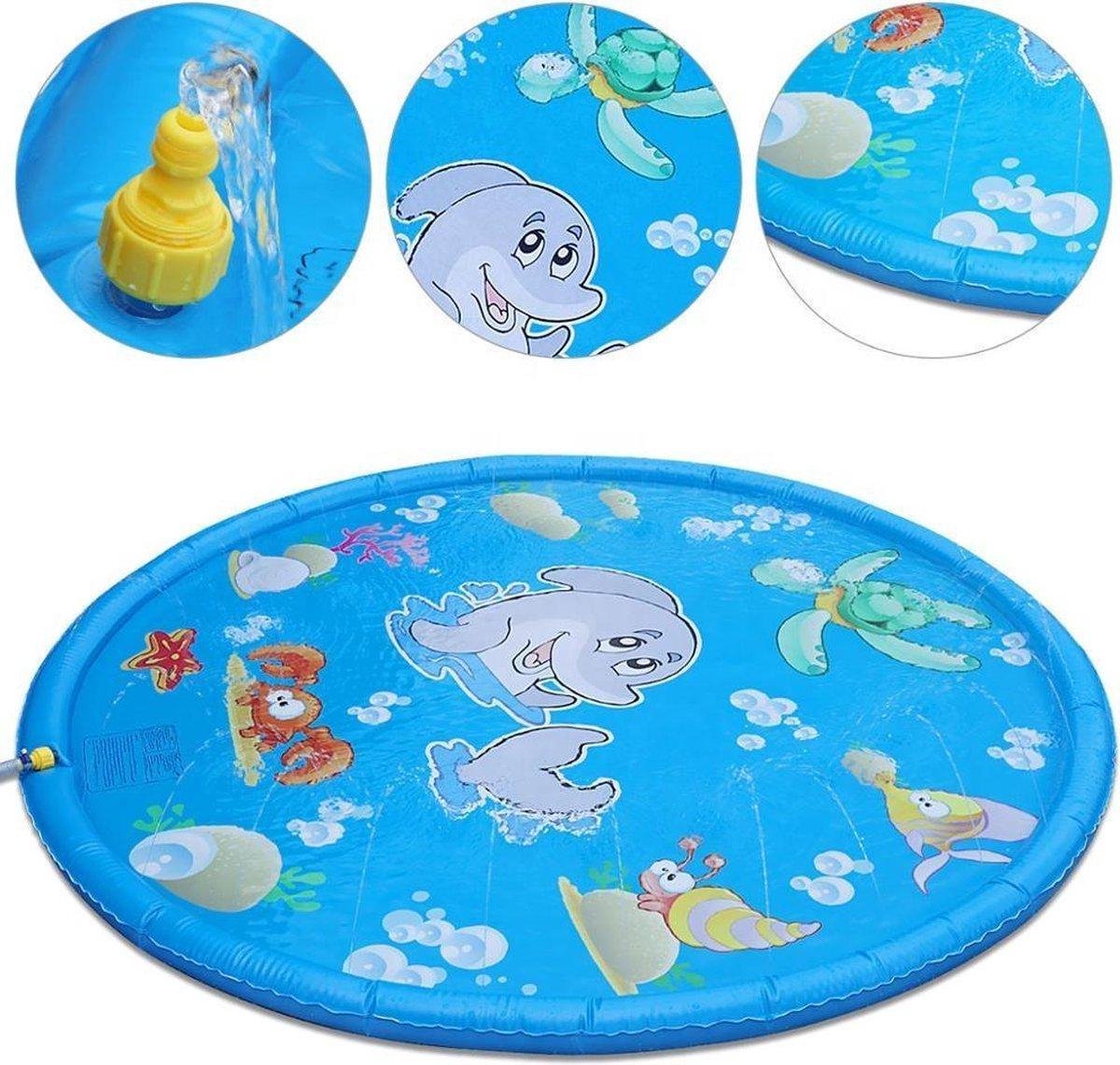 Water Fontein - Opblaasbare Waterspeelmat - Baby/kinder water pret - Hoge Kwaliteit - Water Speelmat - Speelkleed Aquamat - Speelgoed - Watermat