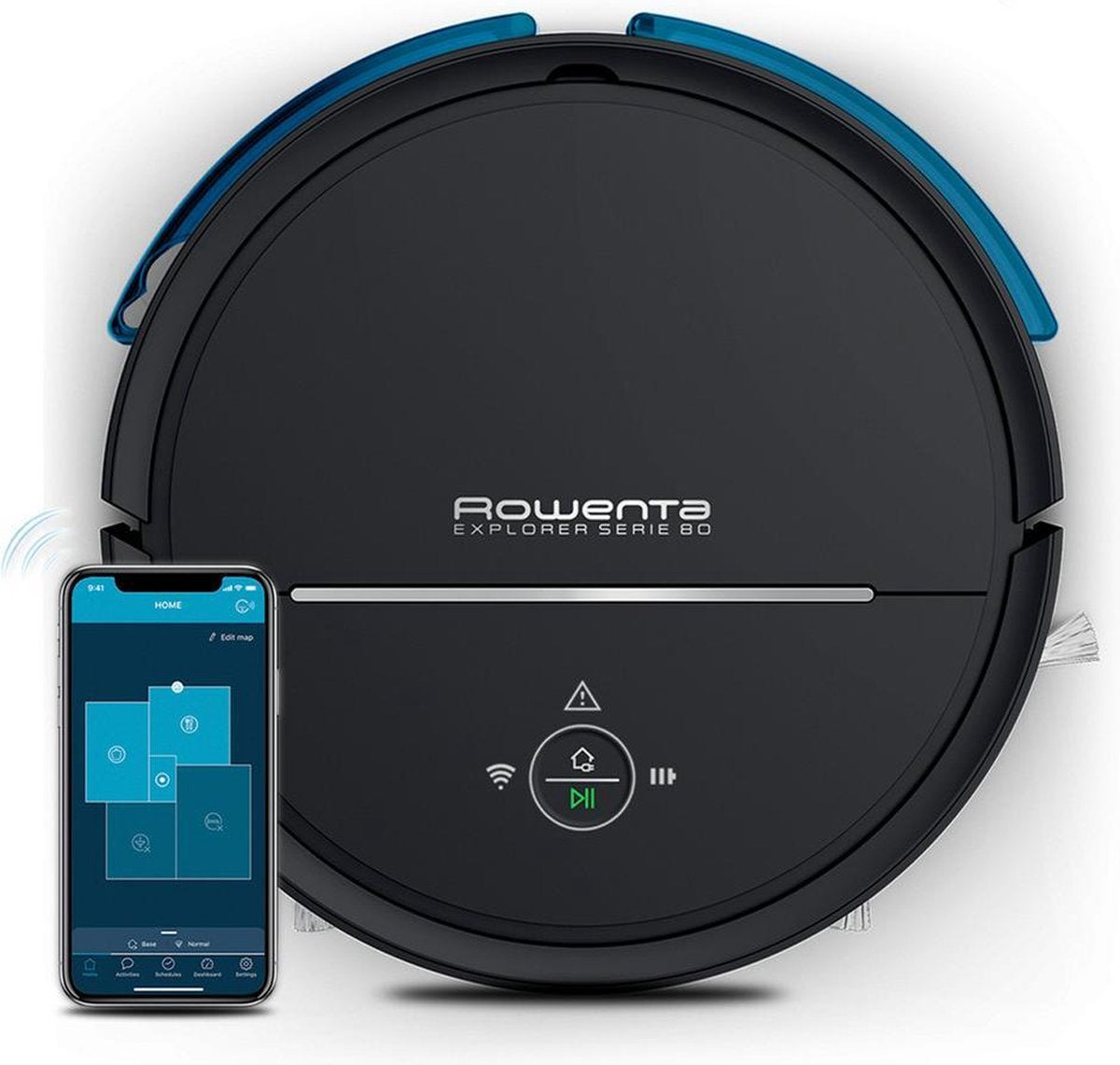 Rowenta robotstofzuiger Explorer Serie 80 RR7755 - Robotstofzuiger met dweilfunctie
