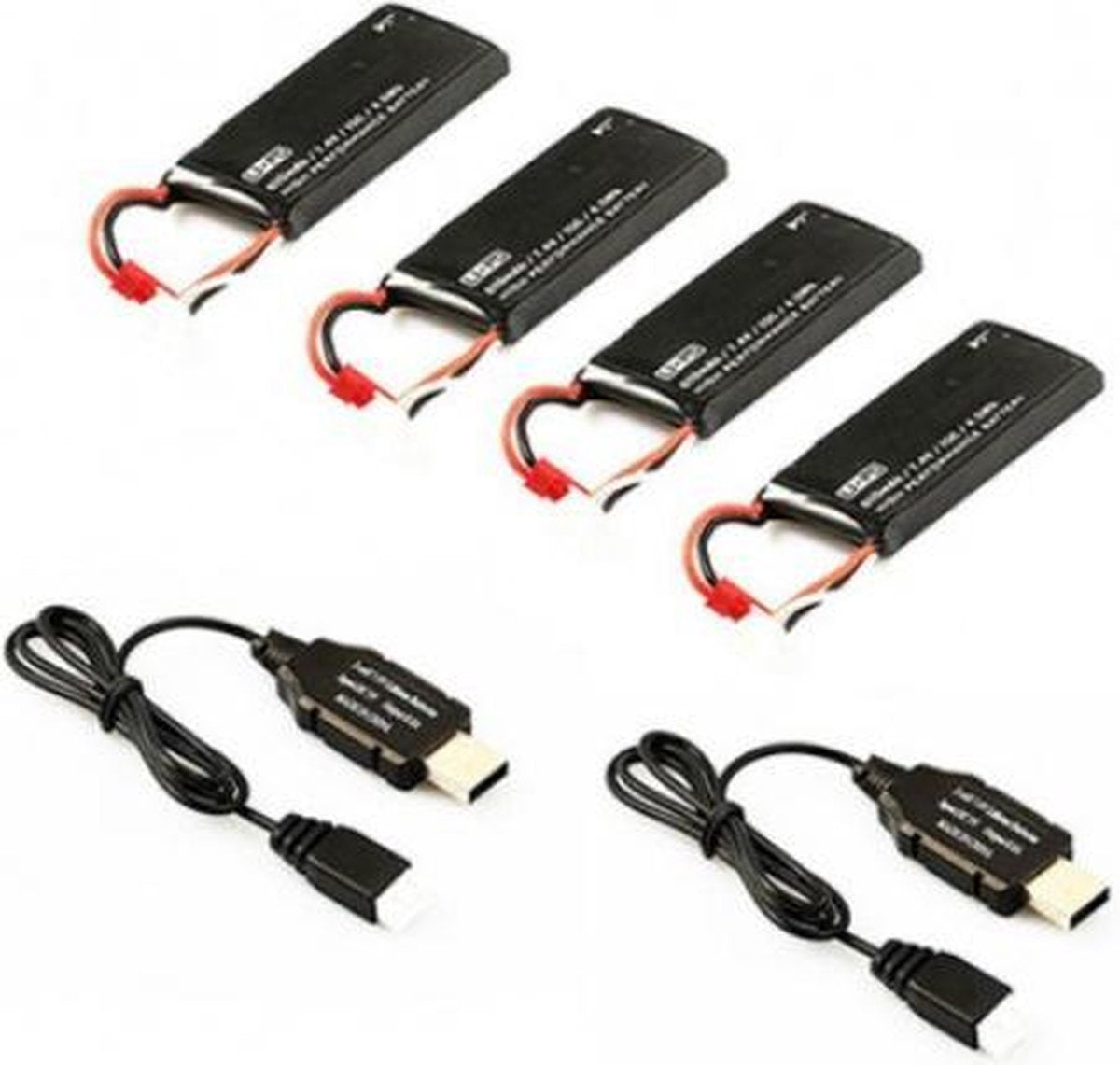 Hubsan H502 Accuset 4 stuks