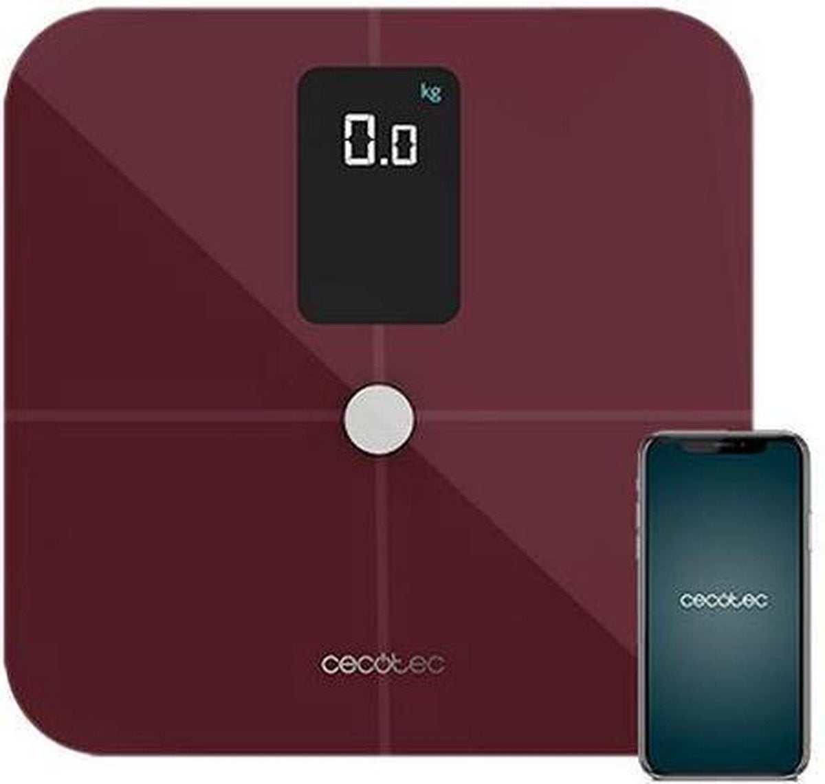 Digitale Personenweegschaal Cecotec Surface Precision 10400 Smart Healthy Vision Kastanjebruin