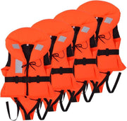 4 zwemvesten Reddingsvesten Oranje 10-20 kg 100N 4 STUKS voordeel - Zwemvesten - Reddingvest Kinderen