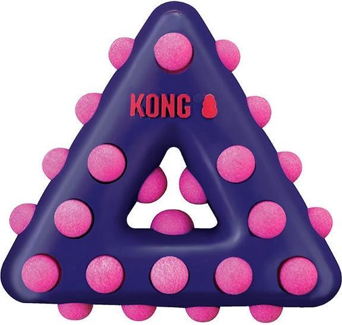 Kong Dotz Triangle - Hondenspeelgoed - Paars - 16