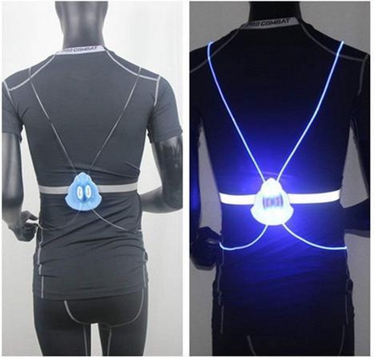 Joyage Verlichting hardlopen - Hardlopen licht - Hardlopen lampjes - Hardlopen verlichting - Verlichting wandelen - Joggen verlichting