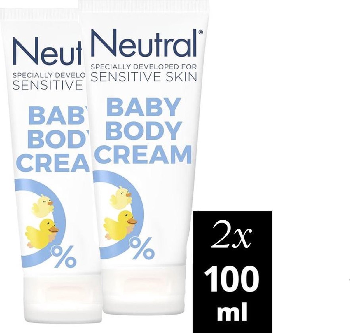 Duo pack: 2x  Neutral Baby Body Creme 100ml (8712561257091)
