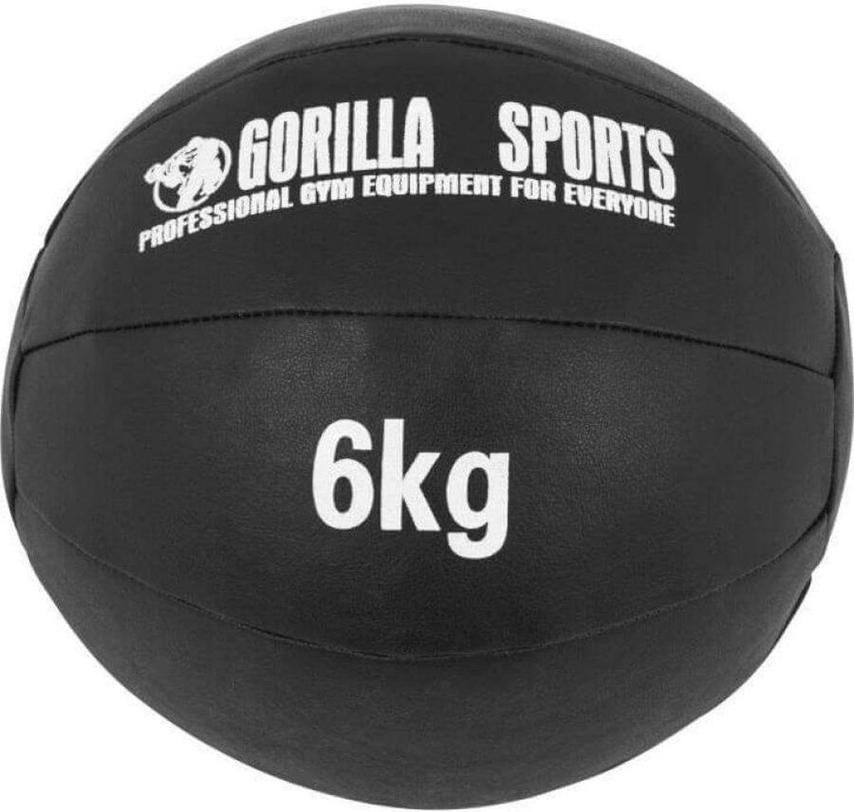 Gorilla Sports Medicijnbal - Medicine Ball - Kunstleer - 6 kg