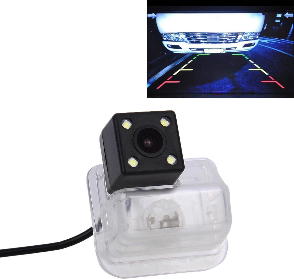 656 × 492 Effectieve Pixel HD Waterdicht 4 LED Nachtzicht Groothoek Auto Achteraanzicht Backup achteruitrijcamera voor 2013-2017 versie Mazda CX-5 / 2010-2011 versie Mazda CX-7