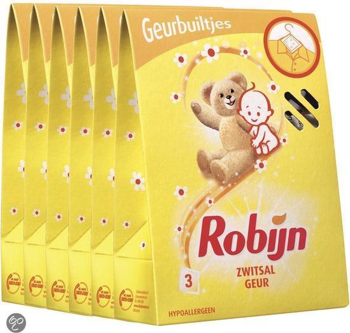 Robijn Geurbuiltjes Zwitsal 6 stuks Voordeelverpakking