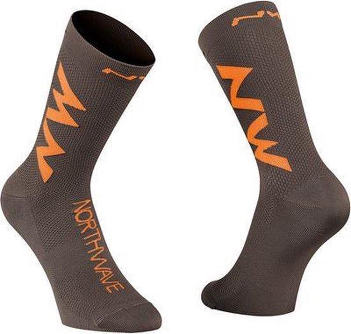 Northwave Extreme Air Socks Black/Siena Orange M (40-43)