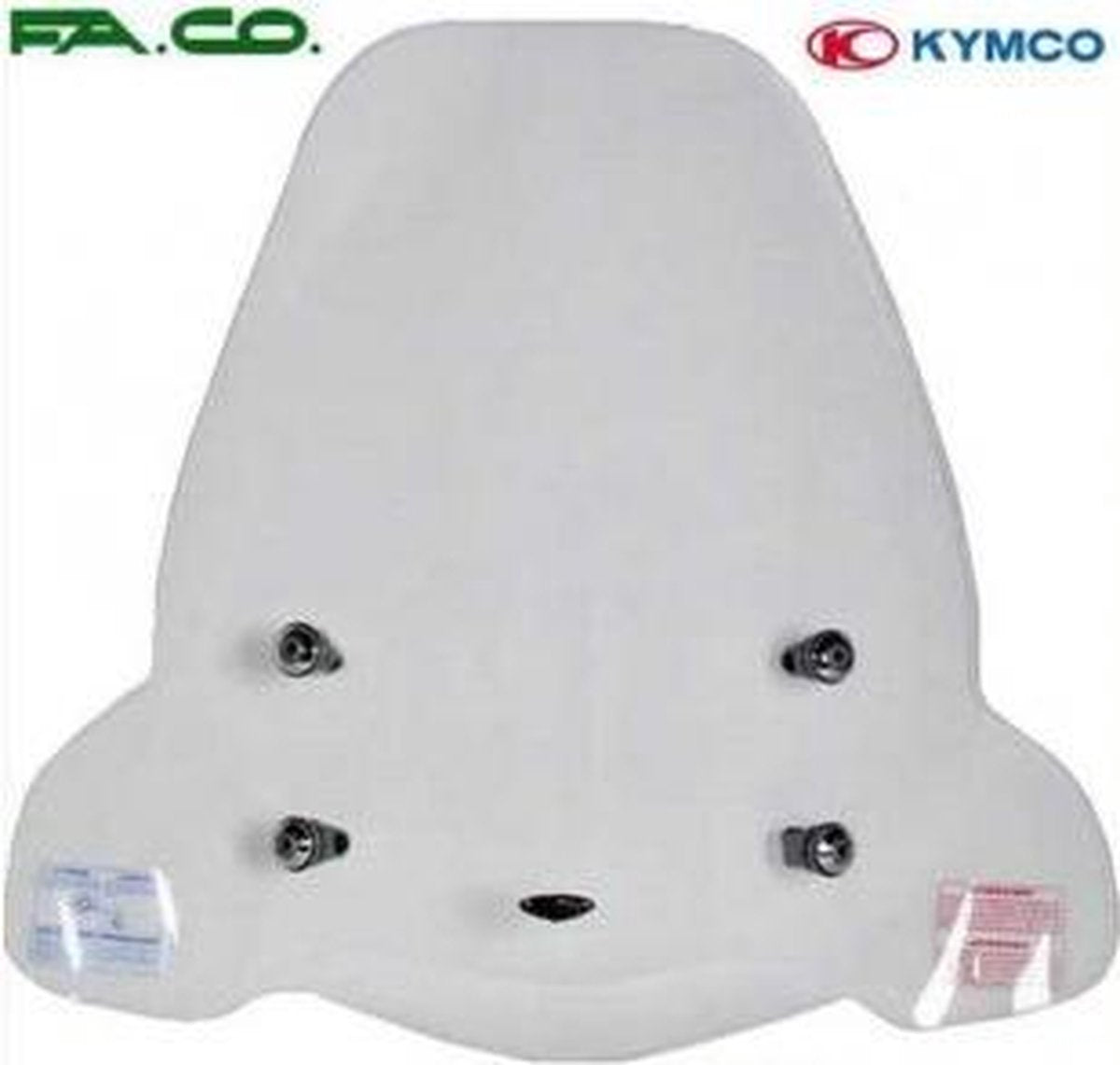 Windscherm Faco Kymco Agility 16 inch Hoog