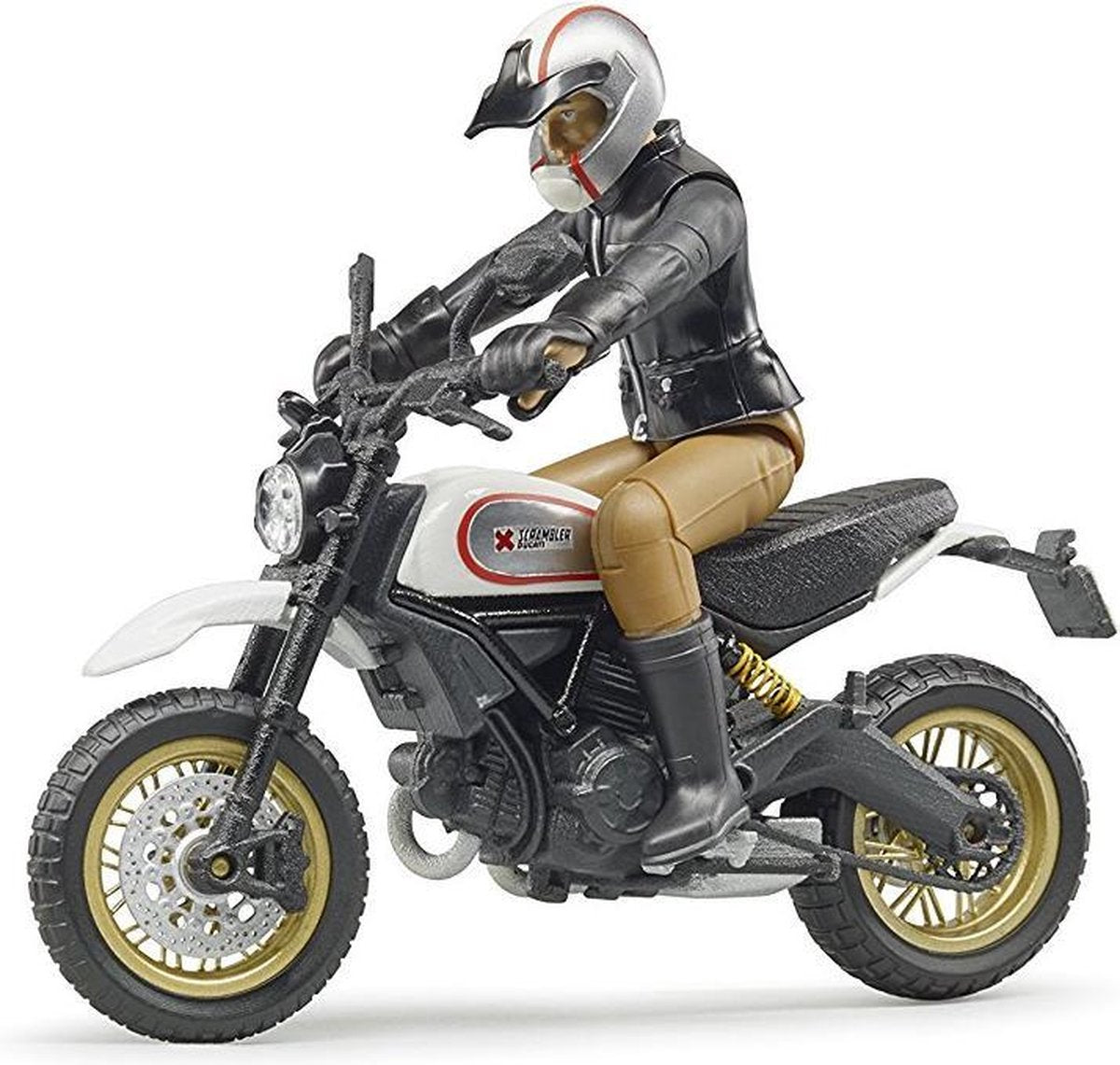 Bruder - Ducati Scrambler Desert Sled kuskilla (BR63051)