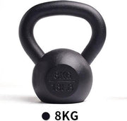 Cast iron kettlebell - 8KG - Zwart - Fitness/ Crossfit