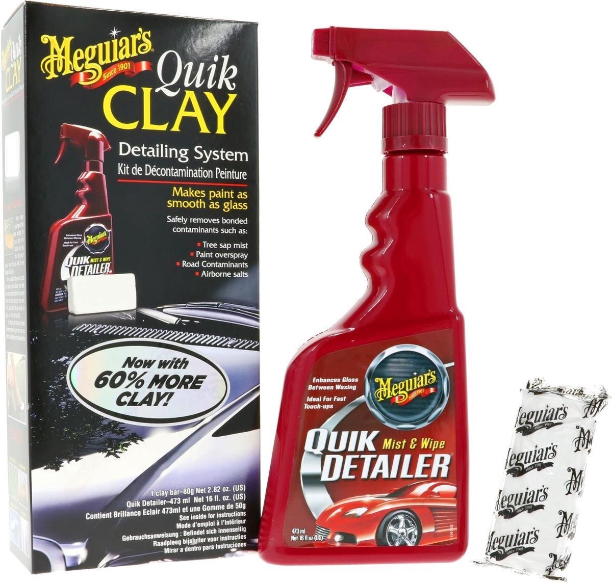 Meguiars G1116 Quik Clay Detailing System kit - Glansbewerking