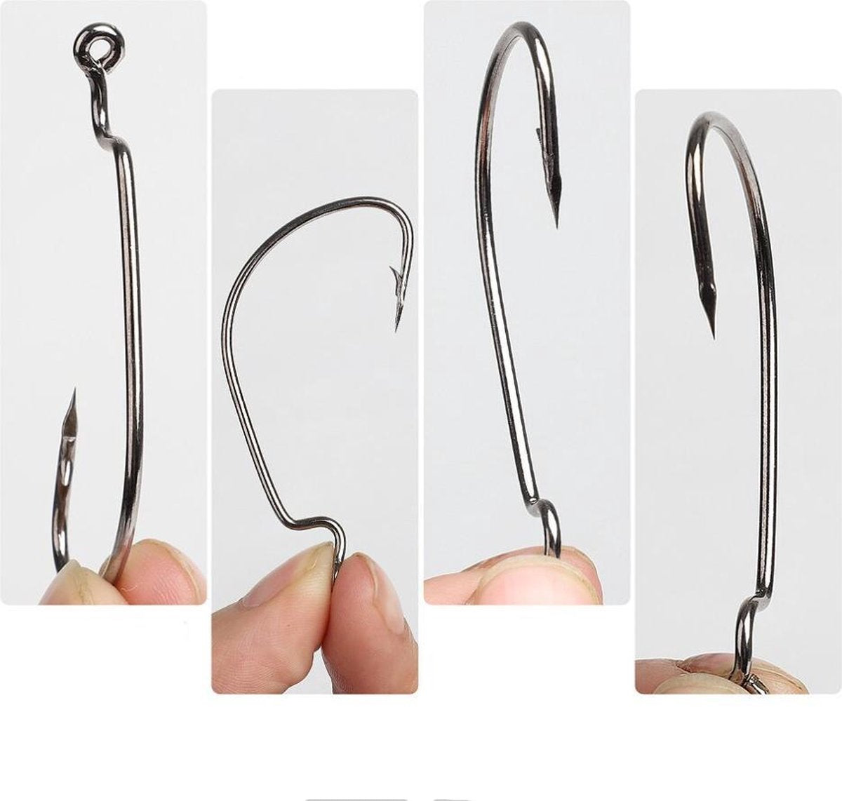 WiseGoods Vishaken - Vissen - Vis Tools - Outdoor Accessoires - Vishaak - Vislijn - Haak - Lokken - Visgerei - 10 Stuks - 25 mm