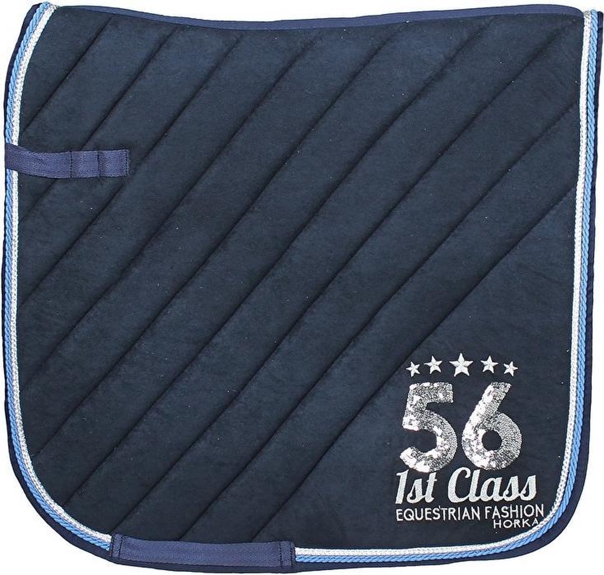 Zadeldek Dressuur Sequin Blauw