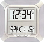 Radio gestuurde wandklok - Datum - Temperatuur - Wekkerfunctie - Technoline WS 8118
