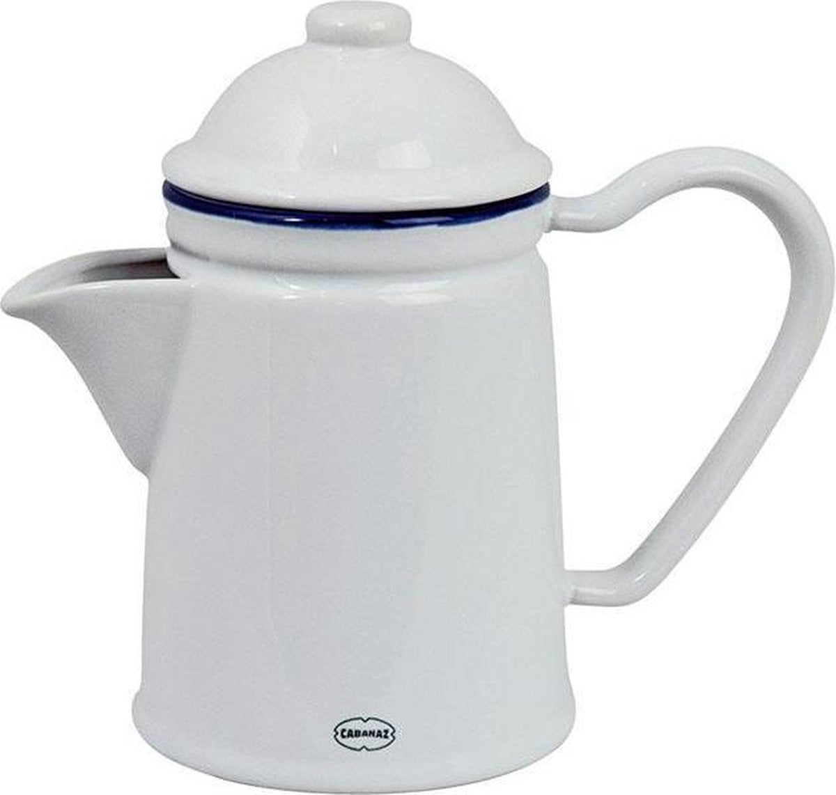 CABANAZ -  TEA/COFFEE POT WH
