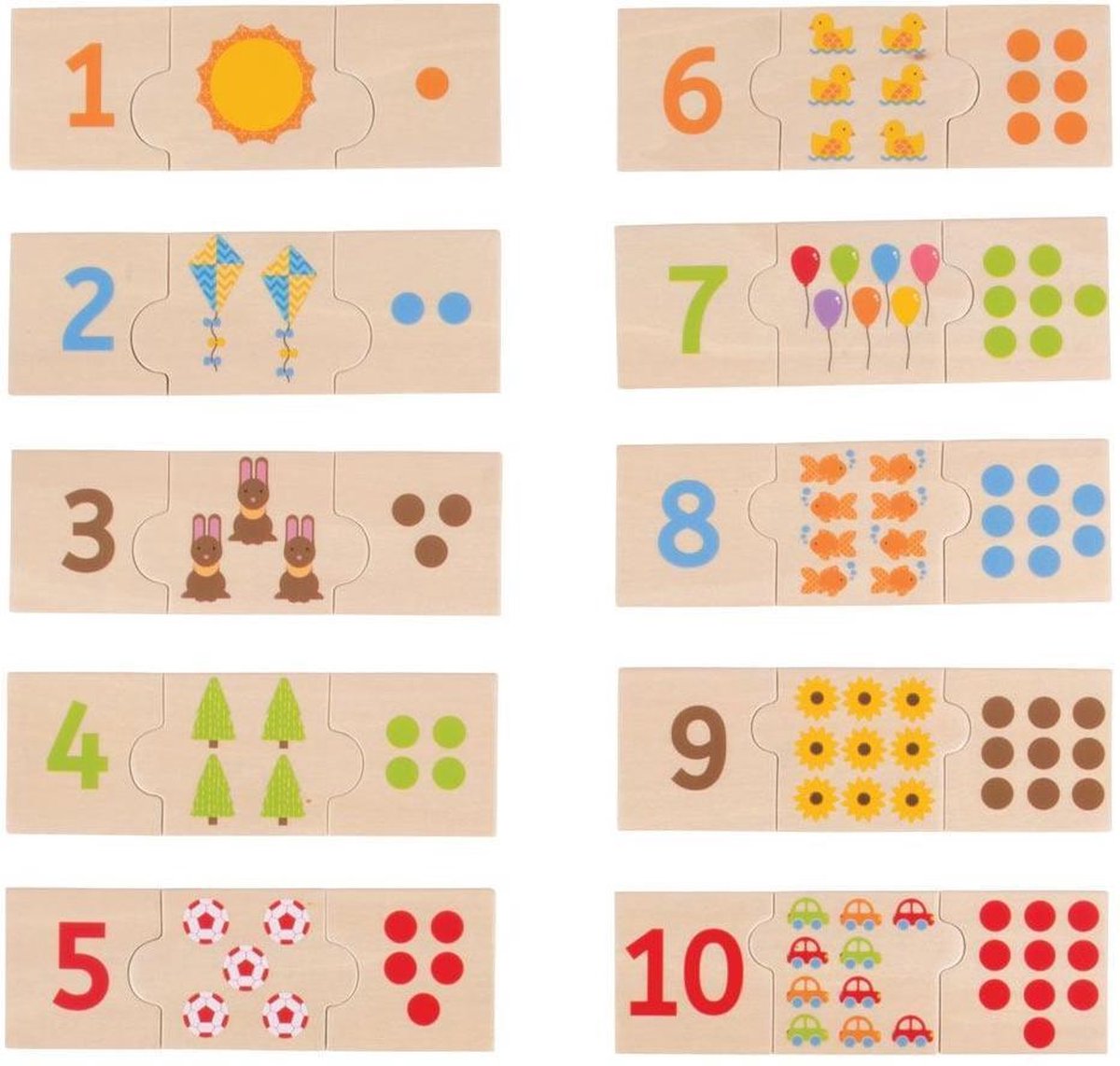 Bigjigs Number Tiles