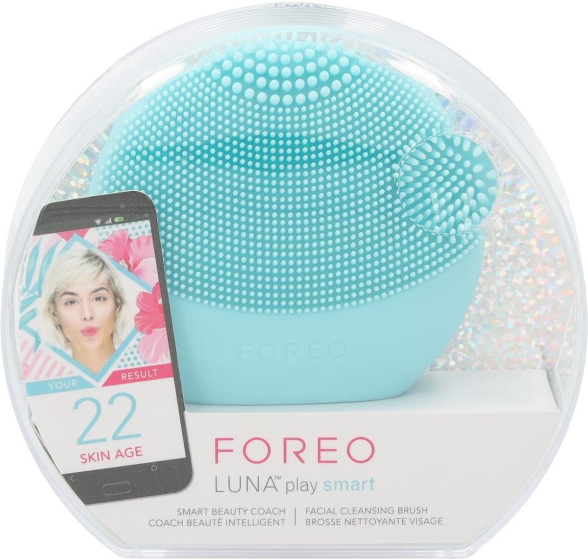 Foreo Luna Play Smart Facial Cleansing Brush - Mint 1stuk