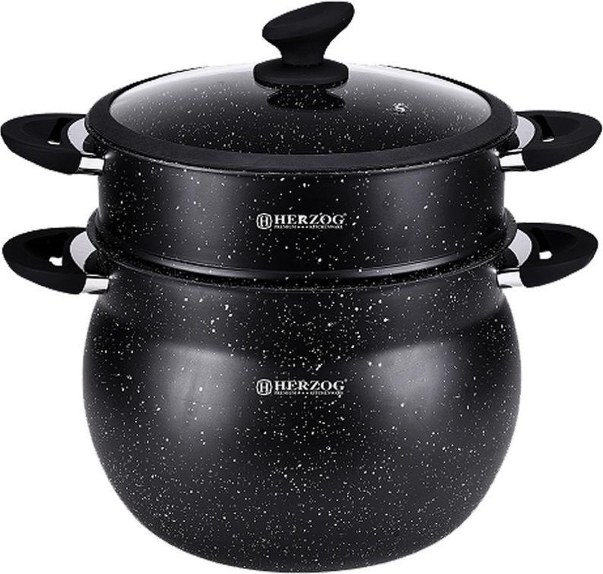 Herzog - Couscouspot - 6L - aluminium