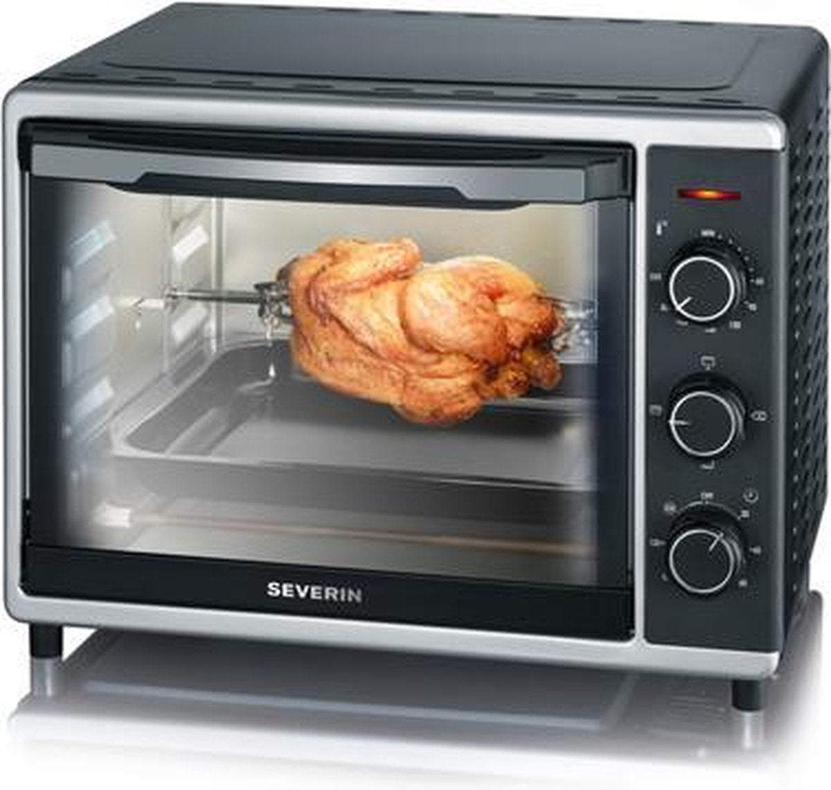 Severin TO 2056 - Mini oven - Vrijstaand - zwart/zilver