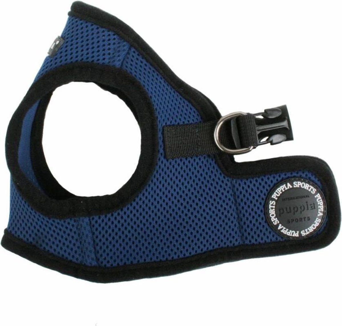 Puppia Soft vest hondenharnas - M - Marine blauw