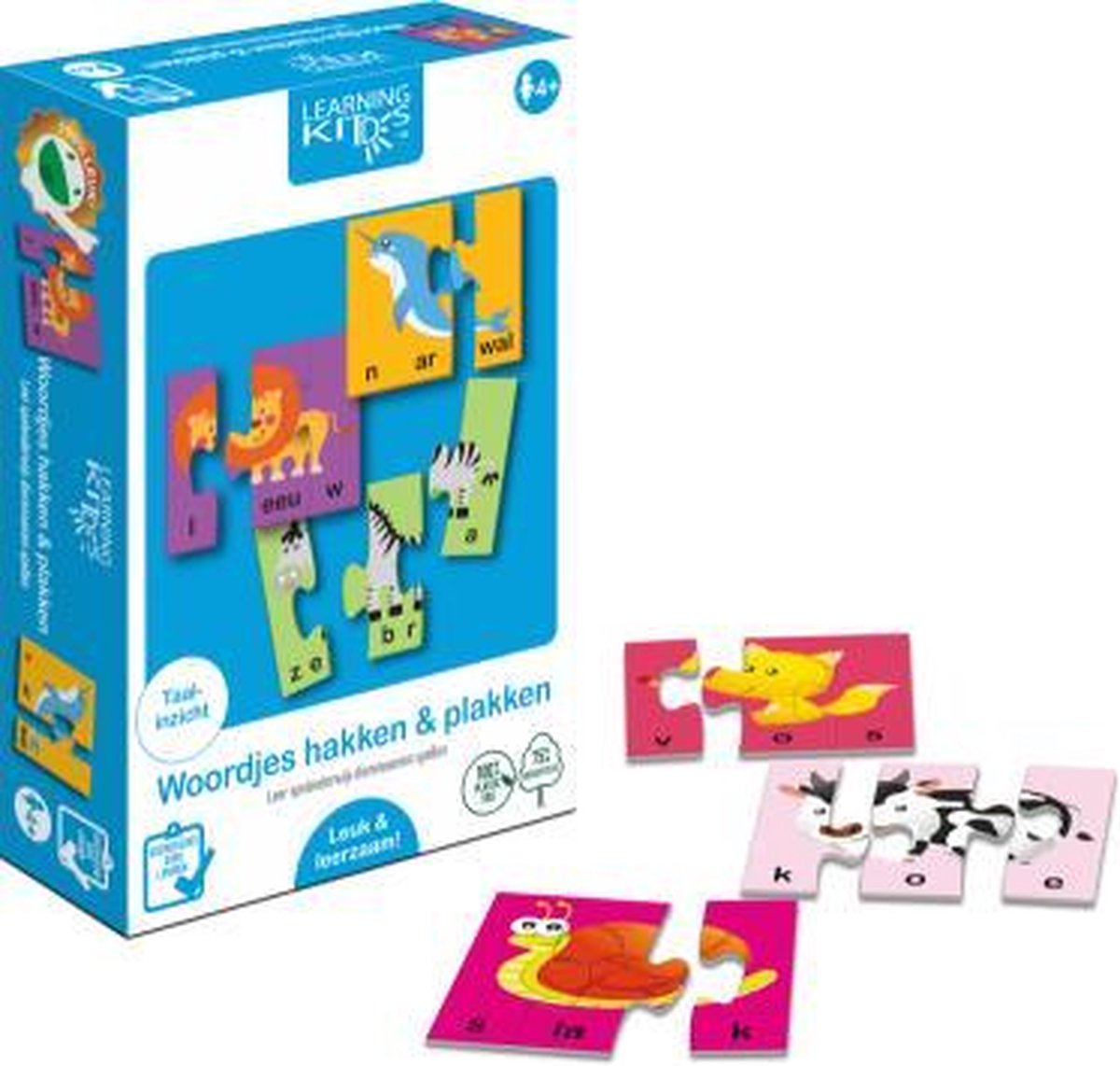 Learning Kitds - Woordjes Hakken & Plakken (26 x 3)