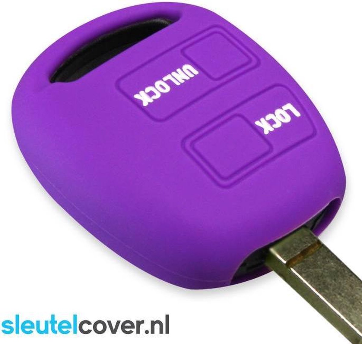 Lexus SleutelCover - Paars / Silicone sleutelhoesje / beschermhoesje autosleutel