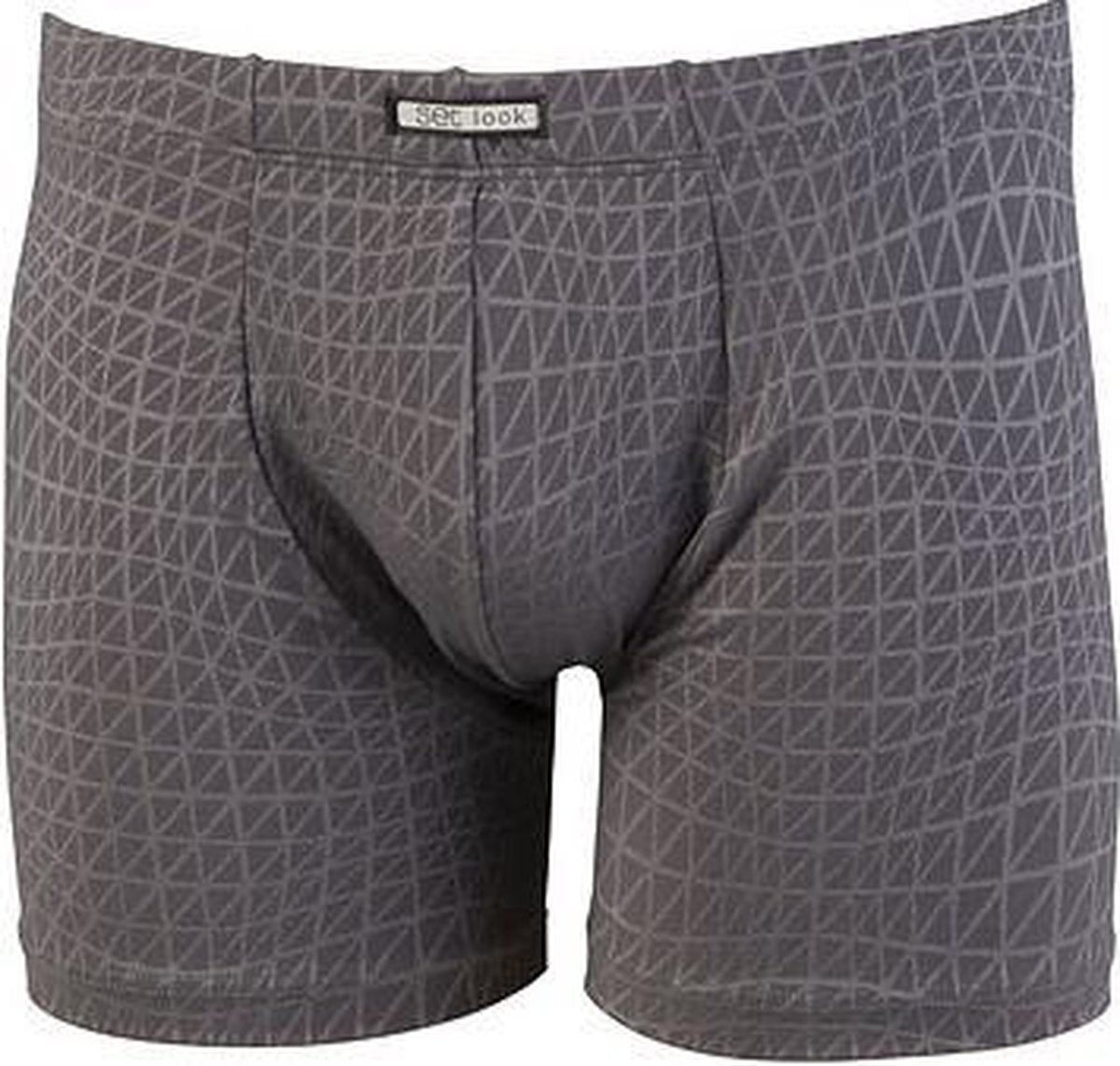 Set Look heren boxershort Techno 18282  - XL  - Grijs